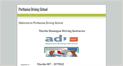 Desktop Screenshot of portlaoisedrivingschool.com